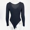 Ribbed Knitted Skinny Body Suit Top for Women Long Sleeve Women's Turtleneck Bodysuit New Autumn Winter Outfits
