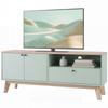 TV Stand Cabinet for Television up to 36 Inch, Modern TV Unit with 2 Doors, Entertainment Center with Adjustable Shelf
