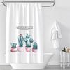 Bathroom Thickened Waterproof Curtain Mildew Proof Shower Curtain Shower Partition Curtain Shower Curtain Bathroom Curtain Free Perforation