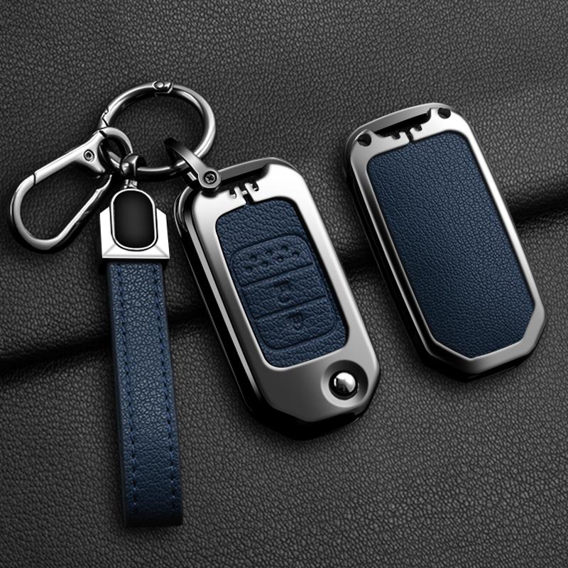 Чехол для автомобильного ключа в стиле сплава для Honda Accord Civic CR-V HR-V HRV Crider Jade Odyssey 2/3 кнопки, аксессуары