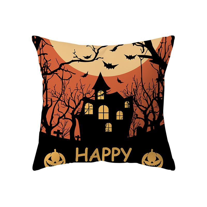 Pumpkin Collection Halloween Theme Pillow Cover Sofa Cushion  Holiday Gift Party Decoration Home Decor