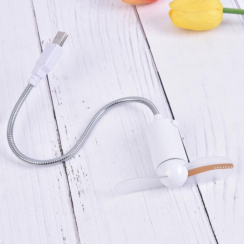 Ручной дисплей Мини-USB-вентилятор Портативные гаджеты Гибкие светодиодные часы Cool для портативных ПК