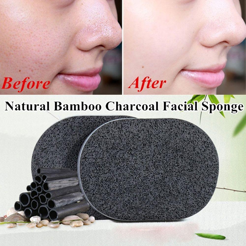 Effective Washing Tools Facial Makeup Remover Bamboo Charcoal Cosmetic Puff Cleaning