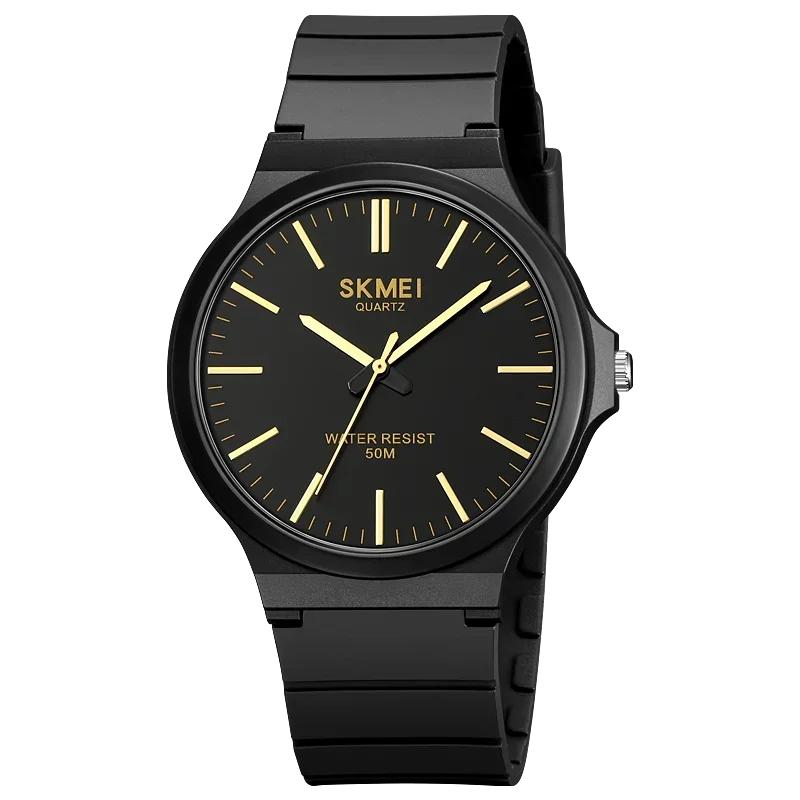 Skmei 2108 Quartz Wristwatches Mens New Simple TPU Strap 3Bar Waterproof Watch For Male Time Clock reloj hombre for Fashion Men