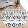 Ethnic Style Circular Carpet Bedroom Minimalist Computer Chair Circular Pad Dressing Table Bedside Dirt Resistant