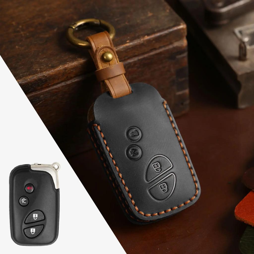 Чехол-кошелек из натуральной кожи для автомобильного ключа, Smart-брелок для Lexus Rx270 Es240 Lx570, Аксессуары, Держатель для брелока, Защитный корпус