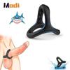 1pc Silicone Penis Cock Ring On For Men Delay Ejaculation Erection Sex Toys For Couple Sex Toy Penis Ring Man Dick Enlarger Ring