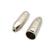 Voluty Tek 3.5mm Female To XLR Male Adapter, 1/8" To 3-Pin XLR Male Connector for Speakers, Mixers, and Studios (Set of 2)