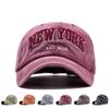 100% Cotton Baseball Cap Ladies Men Retro Dad Hat New York Embroidery Letters Sports Street Hat