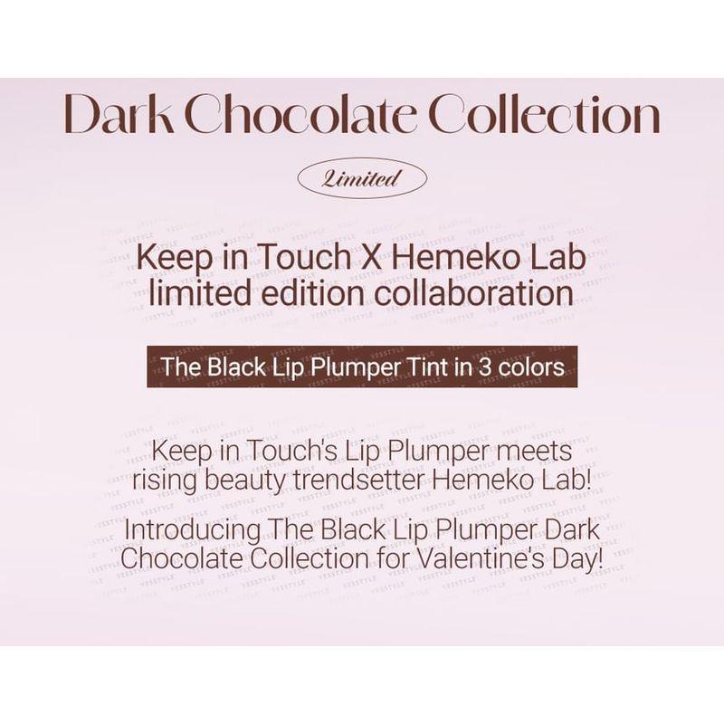Keep in Touch Набор тинтов для увеличения губ с черным пигментом Dark Chocolate Collection Set