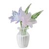 Mini Artificial Glass Flowers Hand-Blown Stained Glass Flowers Miniature Flower
