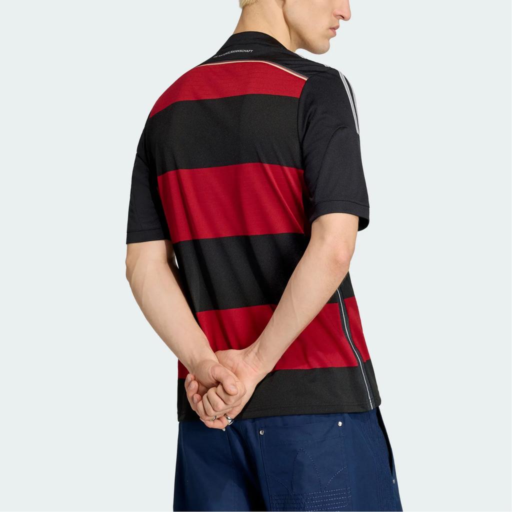 adidas Climacool Сборная Германии 2014 Выездная Приталенная Полосатая Футболка для Футбола с Коротким Рукавом Мужская tops JZ6959