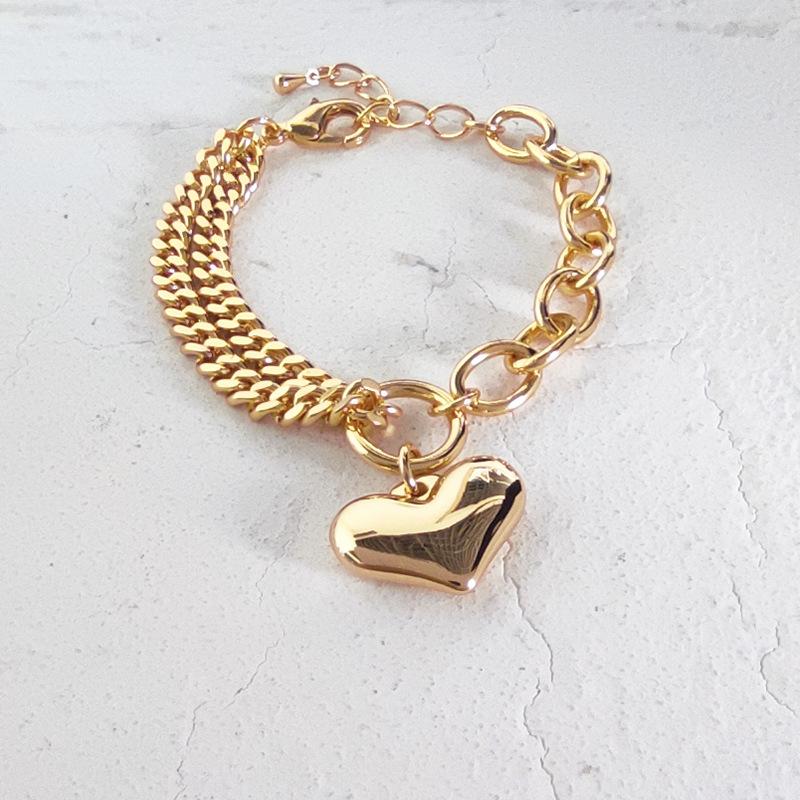 Любовное ожерелье женское нишевый дизайн чувство ins ключичная цепочка цепочка для свитера ожерелье из 18-каратного золота хип-хоп чокер