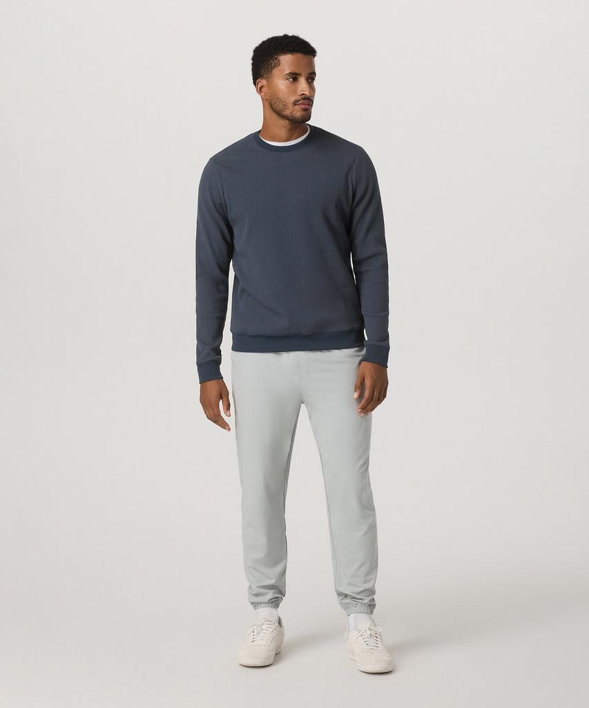 VUORI [Men'S] Tech Waffle Crew_Dark Navy Vr16120033