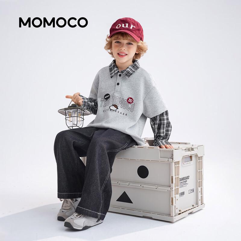 Модная многослойная толстовка для мальчиков MOMOCO