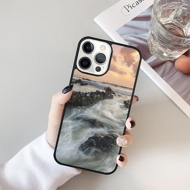 Волны Морская вода Ракушка Для iPhone 17 Air 15 16 14 13 12 Pro Max 11 Pro Max Plus Чехол для телефона