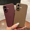 Ультратонкий матовый прозрачный противоударный чехол для iPhone 16/15/14/13/12 Mini/11 Pro Max/X/XR/XS - Тонкие защитные чехлы