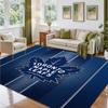 Toronto Maple Leafs Design Crystal Velvet Rug Soft Decorative Mat for Bedroom Entrance