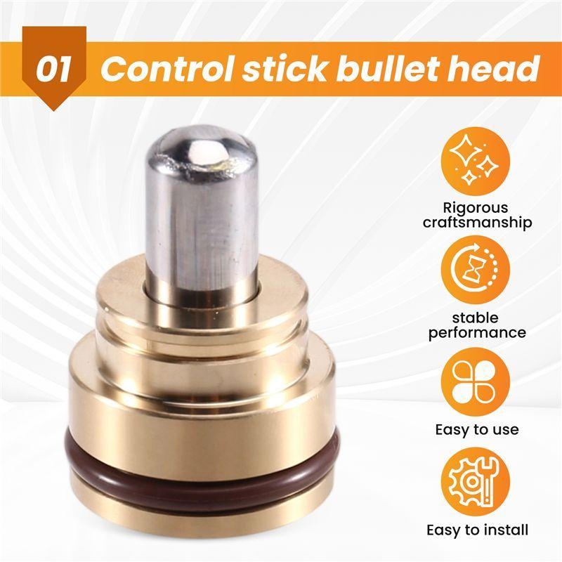 AB96-Excavator Joystick Pusher Parts For Caterpillar E320B E320B E320D 4PCS 096-1628 0961628 Handle Bullet Head