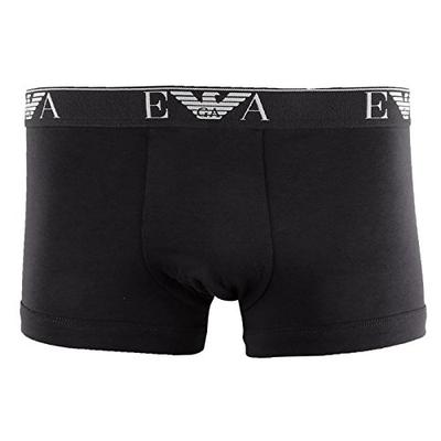 Мужские трусы-боксеры Emporio Armani, набор из 2 штук, размер M, черные (CC715-111210-07320)