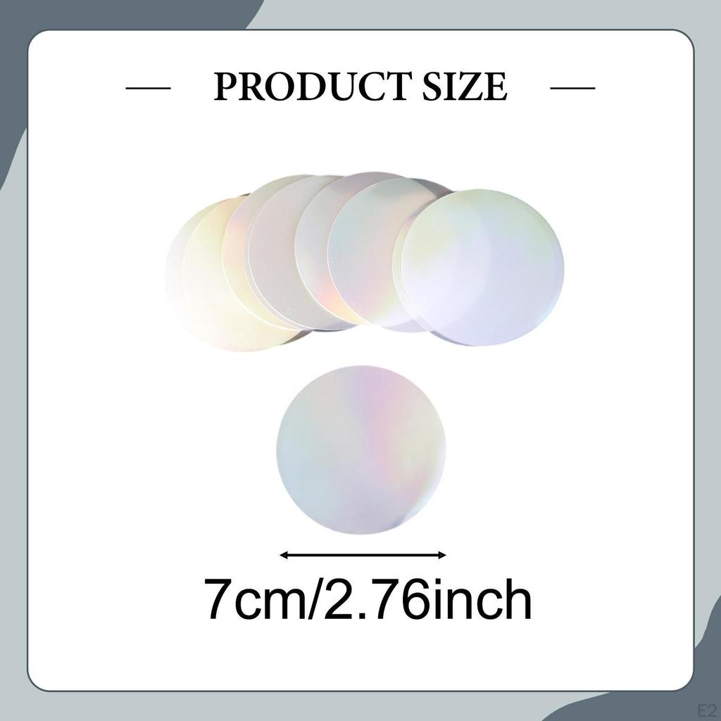 100Pcs Film Protector Portable Components 7cm for DIY Crafts Art Supplies Souvenirs