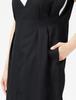 [NATURAL BEAUTY BASIC] Casual Dress with Waist Tuck Jumper Skirt, Women's, Black, Size M