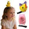 1/2/5Pcs Hair Pin Flocking Cartoon Capibara Chick Duck Decor Spring Design Metal Hair Clips Decorative Holiday Party Hairpins Hair Accessories