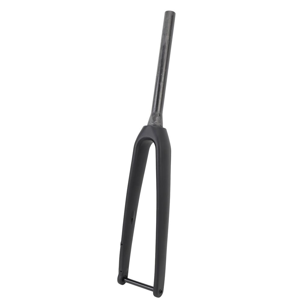 Cycling Front Fork 3K T800 Carbon Fiber 100x12mm Thru Axle 1 1 8 Inch Diameter 45mm Offset Flat Disc Brake Front Fork