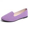 Women Flats  Colourful Suede Women Loafers Ballet Pointed Toe Flats Ladies Shoes Loafers