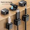 Magnetic Cable Organizer and Clip for Desktop Management