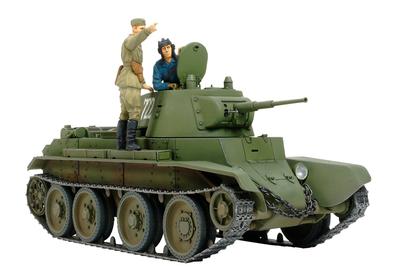 Tamiya Военная миниатюра советский танк 1937 пластиковая модель 35327 1/35 №327 БТ-7