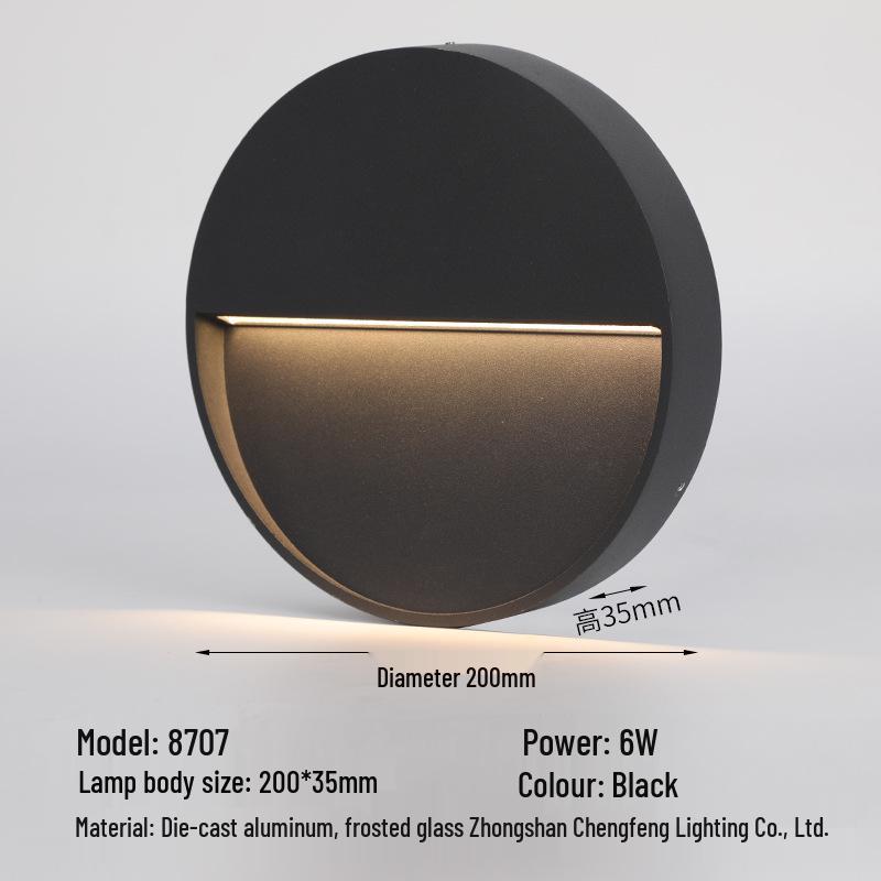 Водонепроницаемый светодиодный светильник для ступеней для наружных пандусов и углов, литой алюминиевый плинтусный светильник