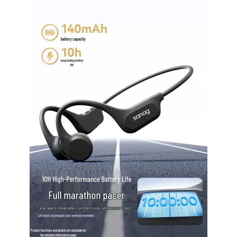 Беспроводные Bluetooth-наушники для плавания с костной проводимостью Saina B60S Pro