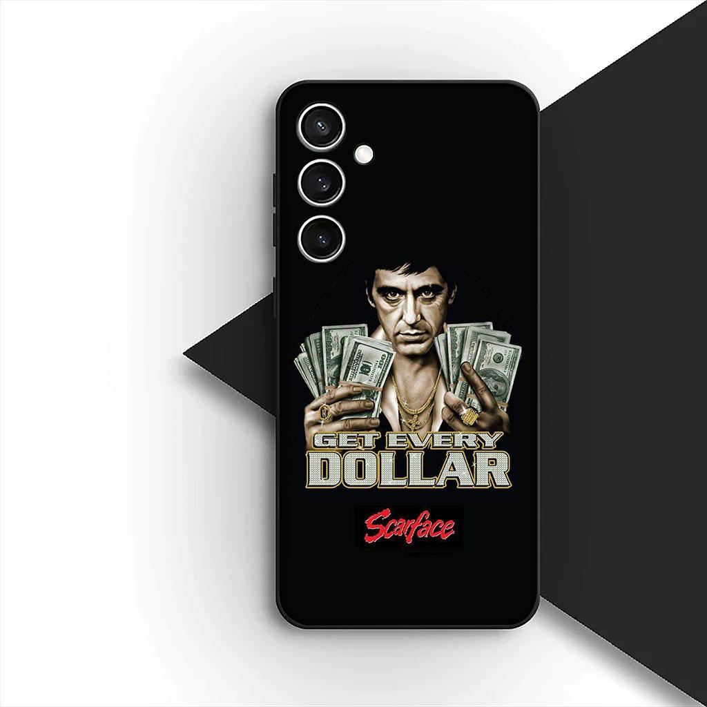 Phone Cover for Motorola Moto G86 G57 E14 E15 G14 G34 G35 G84 G24 A54 G15 Power E22 Soft Silicone Case S-Scarfaces Wallpaper