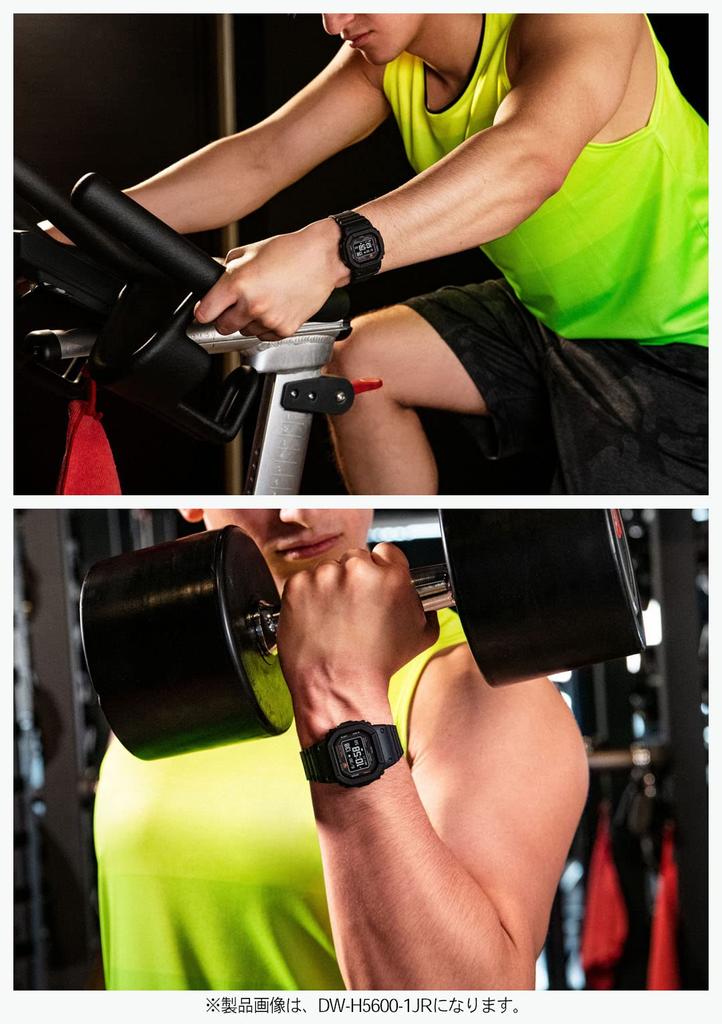 Часы G-SQUAD Монитор сердечного ритма с Bluetooth [Casio] G-Shock DW-H5600MB-1JR Мужские Черные