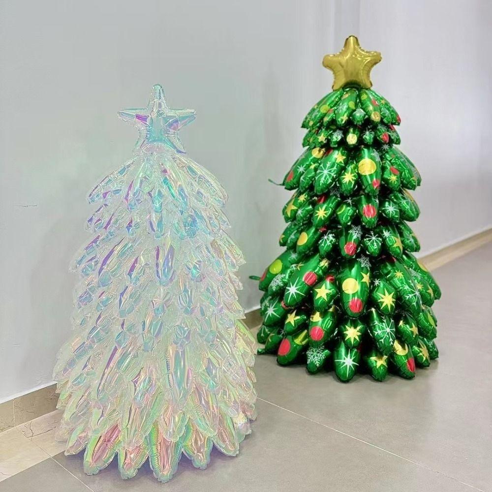 DIY Large Inflatable Balloon Aluminum Film Christmas Tree Balloon  Seasonal Celebrations