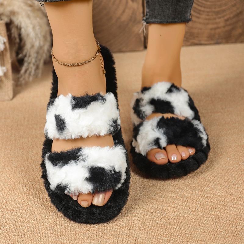 Fashion 2025 Hot Sale of The Season New Women's Slippers Fashionable Outdoor Wearable  Cotton Slippers for Autumn Winter Slippers