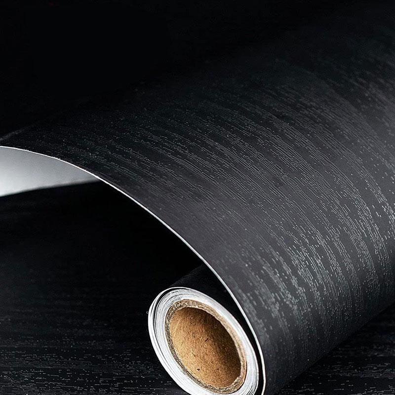 ПВХ Винил Белый И Черный Под Дерево Самоклеящиеся Обои Водонепроницаемые Кухонный Шкаф Мебель Дверь Ремонт Наклейка На Стену