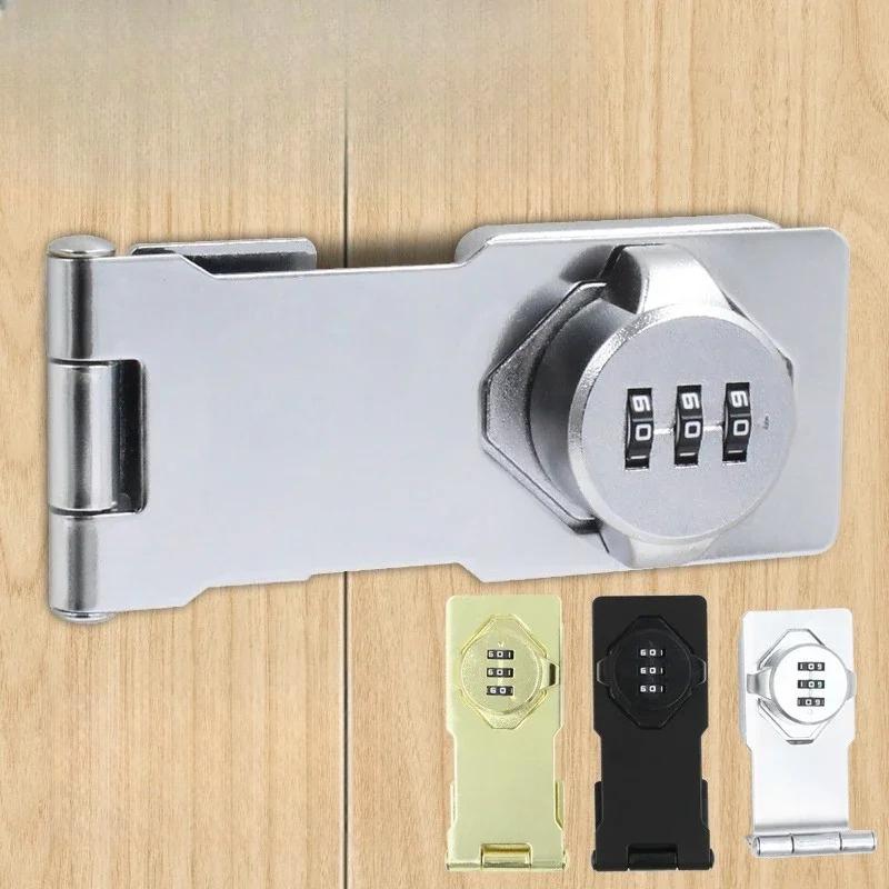 Degree Combination Lock Latch Bolt Latch Door Hitch Sliding Door Lock Open Lock Room Doors Security Doorer Buckle
