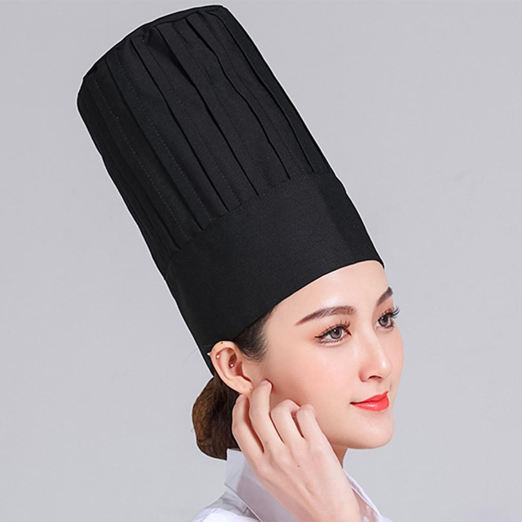 Знаменитая шляпа шеф-повара, кондитерская, тканевая шляпа, рабочая шляпа, плиссированная шляпа