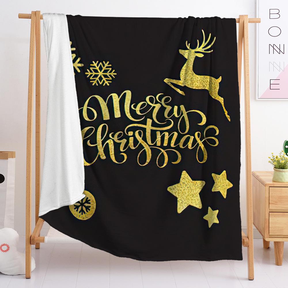 Фланелевый плед Красный Рождественский Плед для спальни Европейский и американский размер Плед Цифровая печать