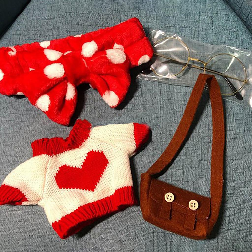 Аксессуары для кукол 30 см, плюшевая кукольная одежда, кукольная одежда, съемная одежда для плюшевых игрушек