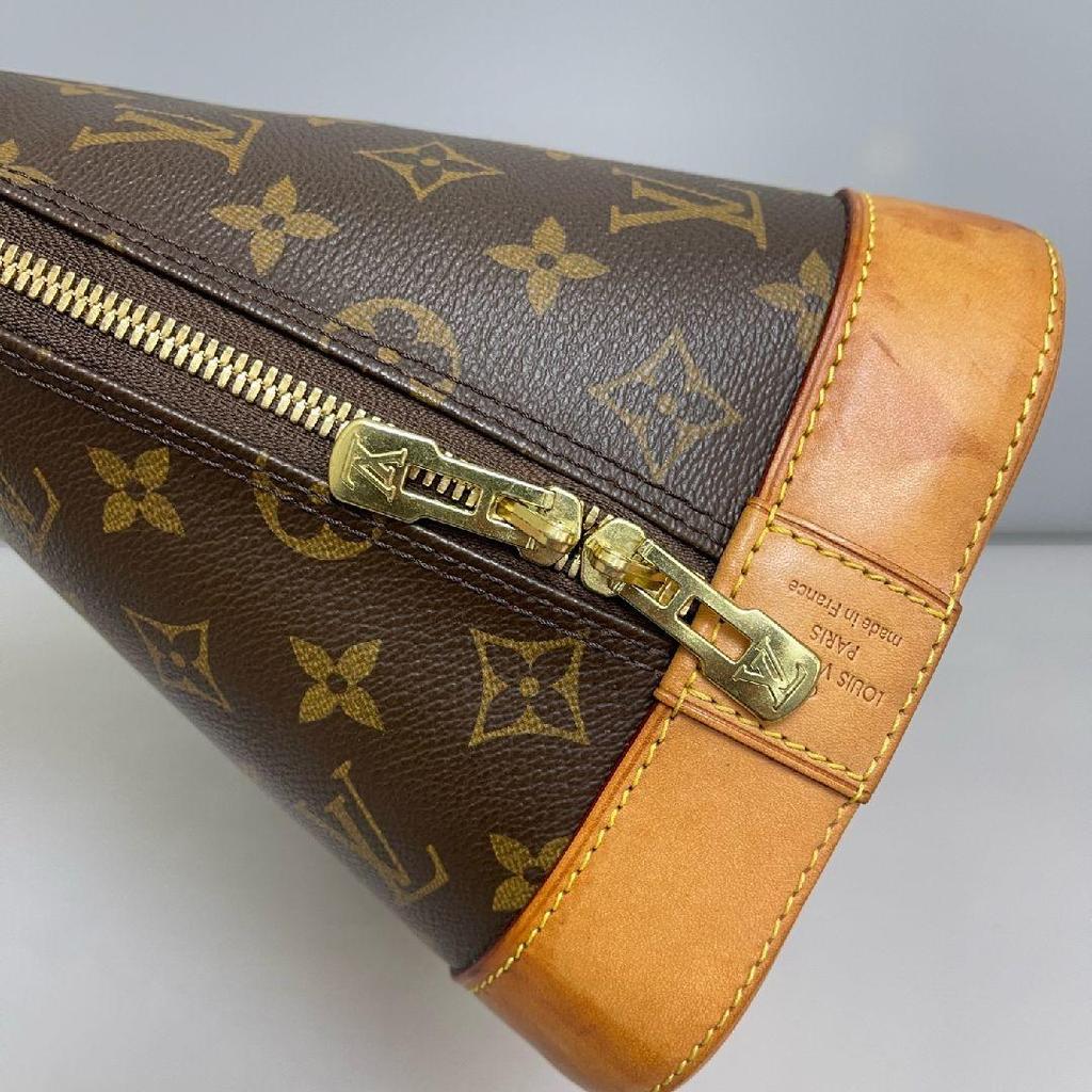 [Pre-Owned] Alma Monogram Canvas And Leather Shell Bag Medium - Very Good #6Y9N6J