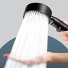 1 Set Shower Head 8 Spray Mode High-Pressure Handheld Shower Head with Silicone Nozzles for Home Bathroom