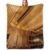 Lyric Opera House Chicago Throw Blanket Reusable Durable Soft Blanket for All Seasons