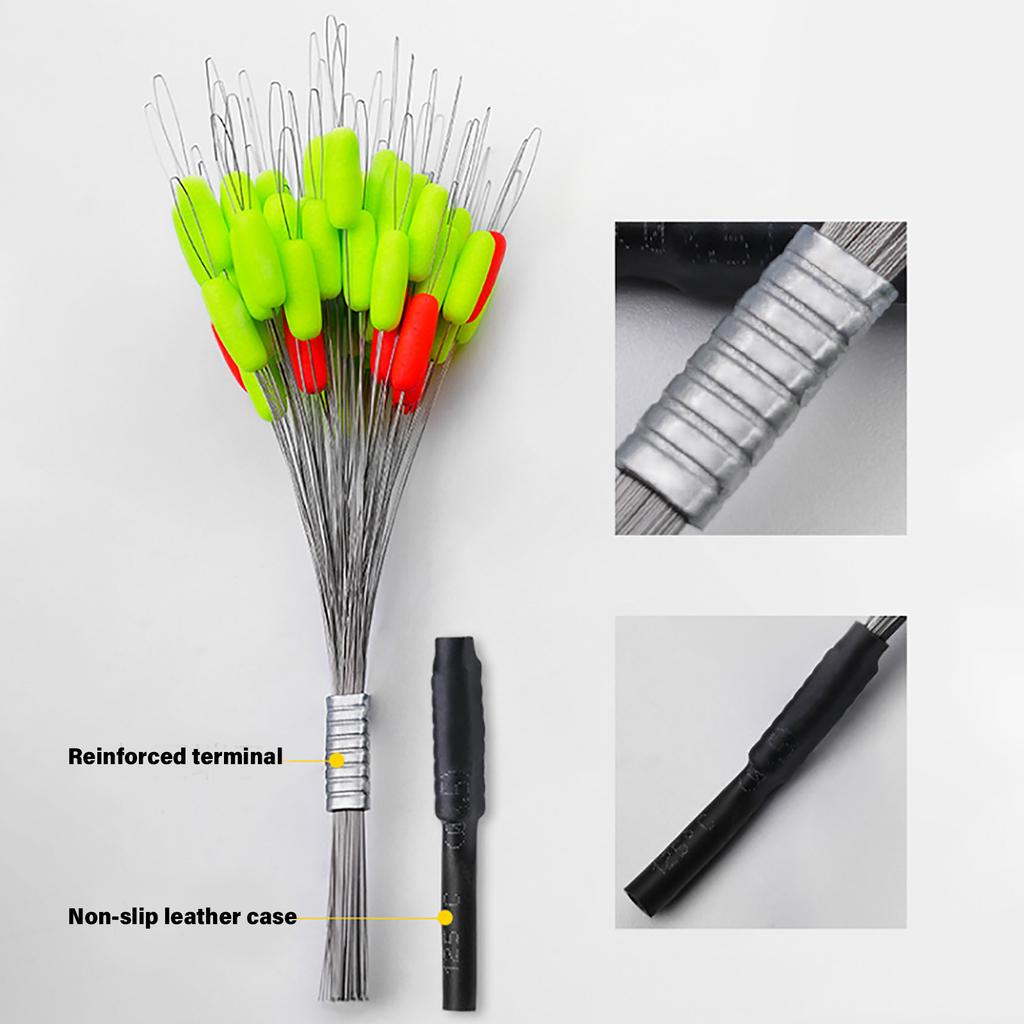 2Set Space BeansRubber Fishing Bobbers Stopper Oval Shape Float Stop Stoppers Space Bean Connectors Fishing Accessories