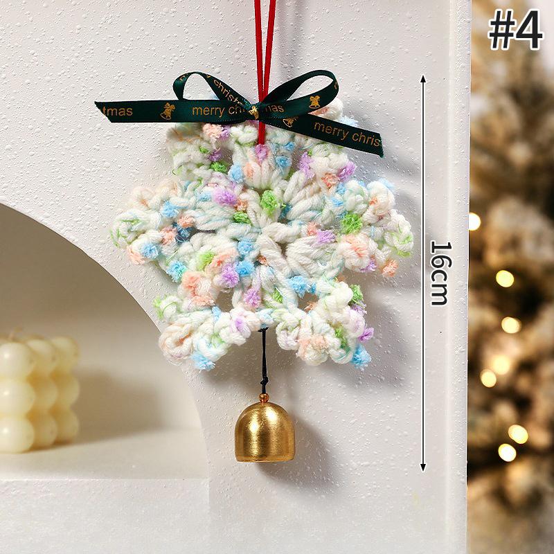 Christmas Decoration Hanging Bell Christmas Tree Home Party Bell Red Fruit Pendant Car Decoration Christmas Party Wall Decor