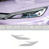 Для BYD ATTO 3 YUAN PLUS EV DM-i -2024 Автомобильная фара Прозрачная защитная пленка из ТПУ Антицарапина Пленка PPF Наклейка