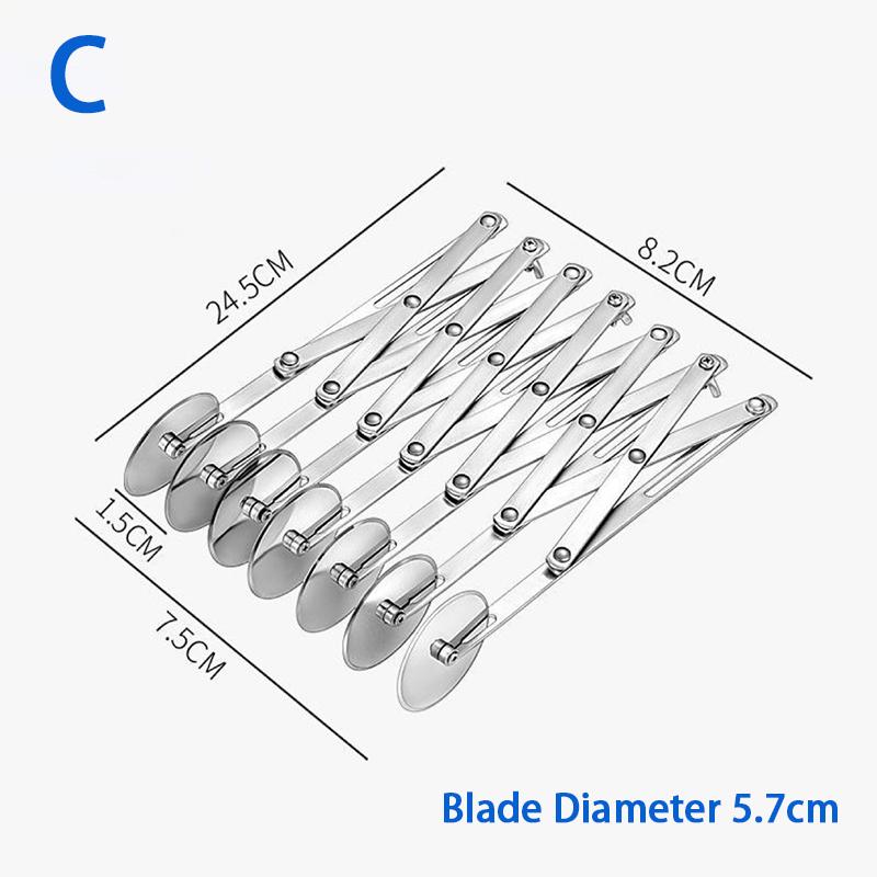 3/5/7 колесный резак, делитель теста, нож для теста, гибкий роликовый нож, овощечистка для пиццы, кондитерских изделий, нержавеющая сталь, противень для выпечки, инструмент