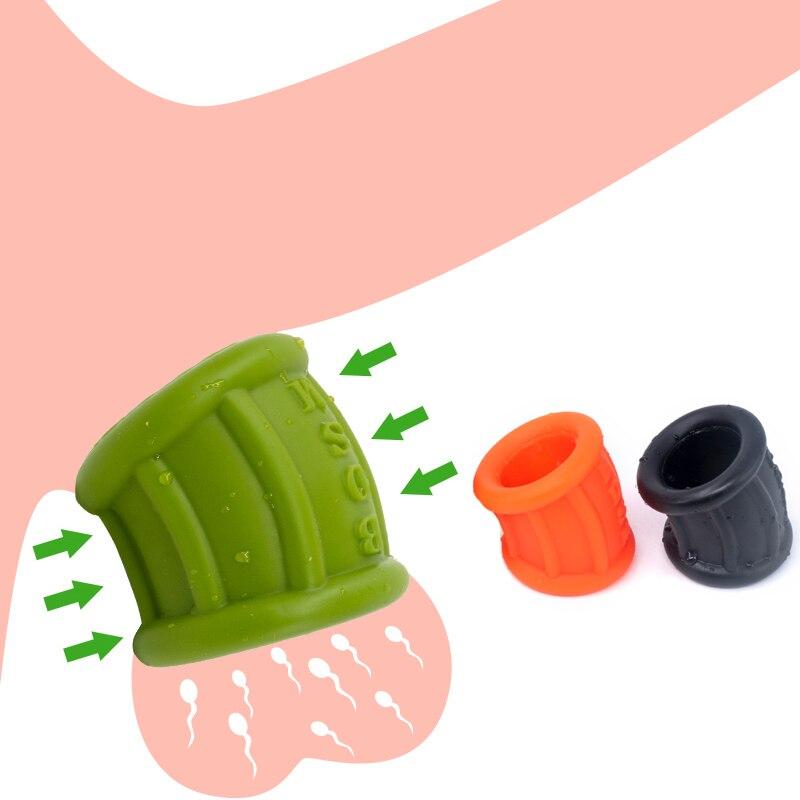 Cock Ring Penis Ring Soft Scrotum Sleeve Ball Stretcher Male Penis Cock Ring Time Delay Toys for Man Sex Toy Testis Restraint